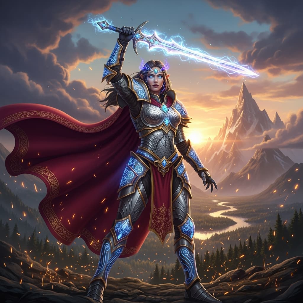 Fantasy character by Flux Krea