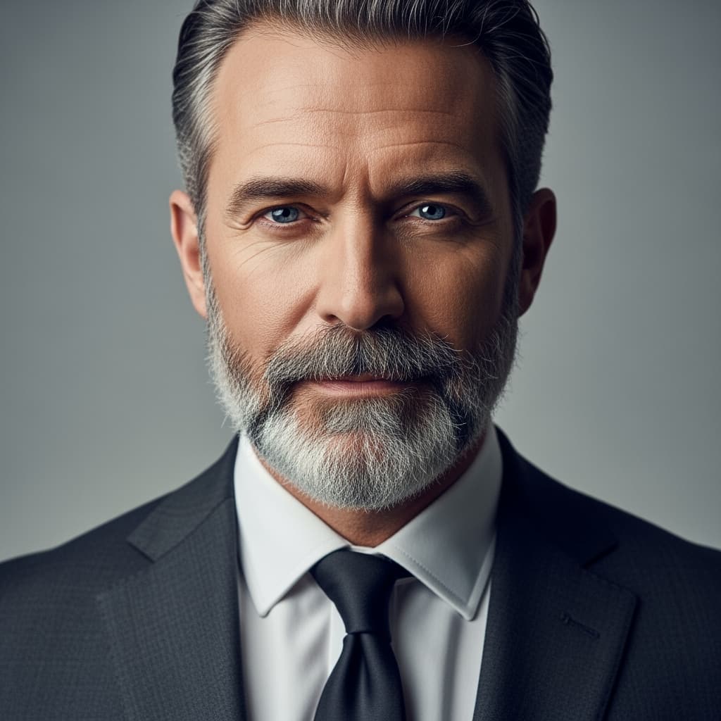 Portrait of middle-aged man by Imagen 4