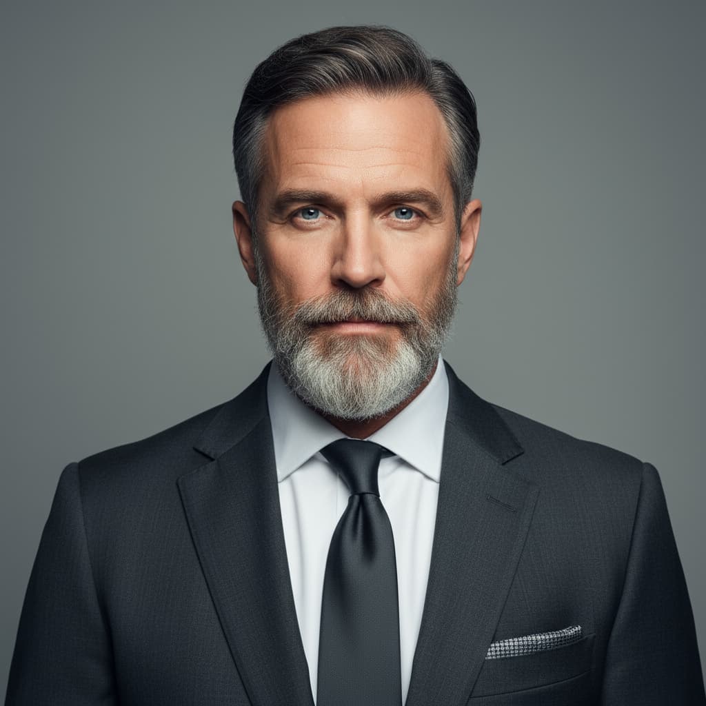 Portrait of middle-aged man by Nano Banana