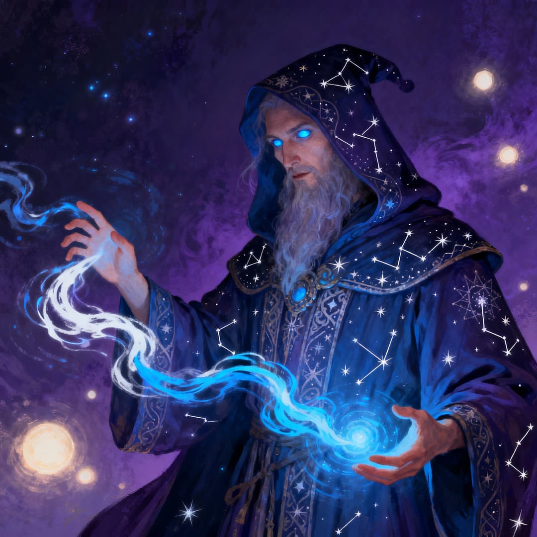 Mystical wizard by Seedream 4.0