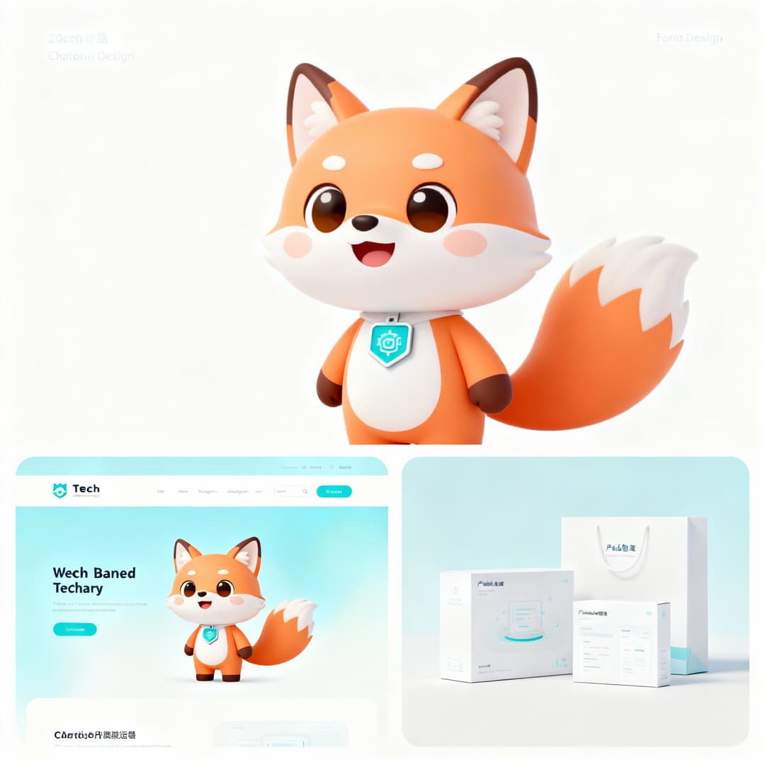 Fox mascot by Seedream 4.0