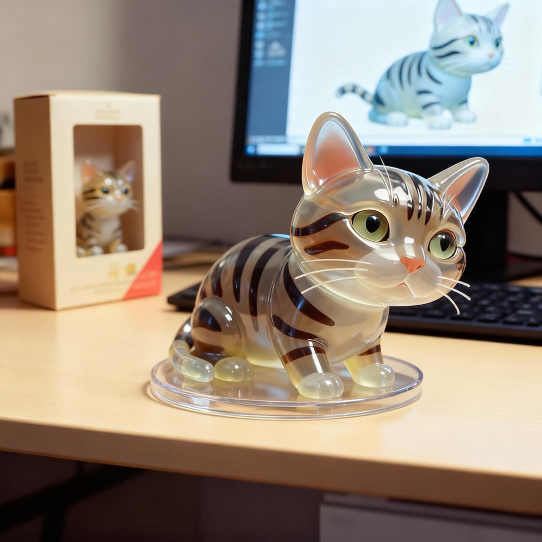Generated pet figurine
