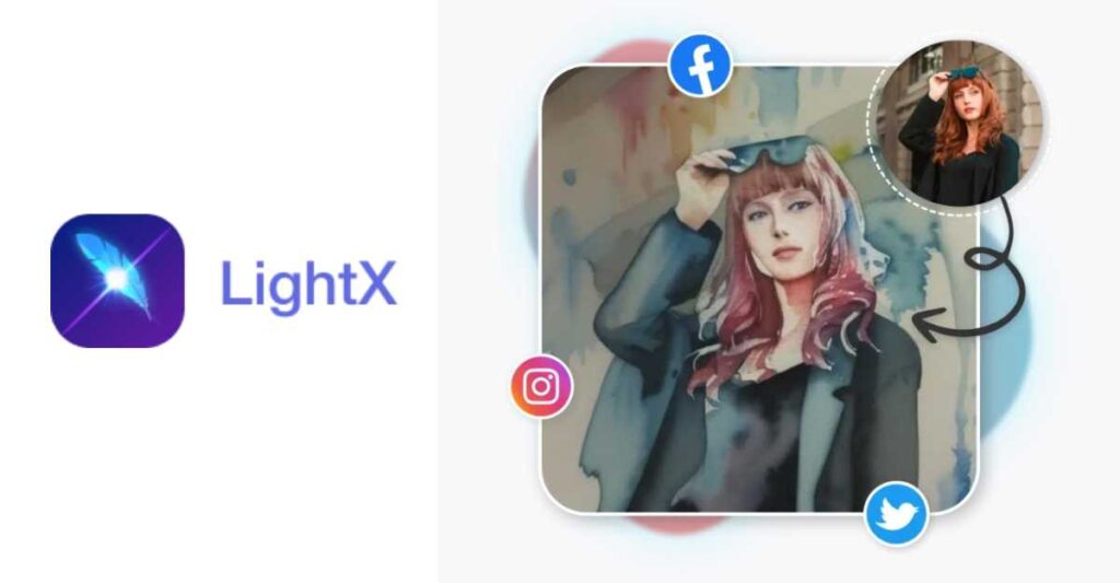 LightX: AI Portraits, Hairstyles, and Costumes Editor