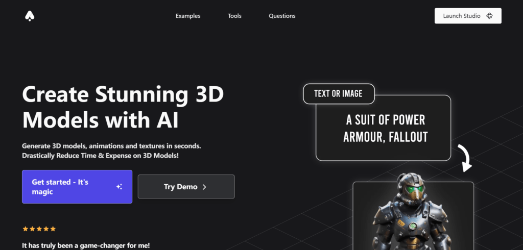 3D AI Studio