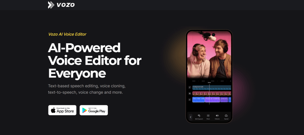 Vozo AI Voice Editor