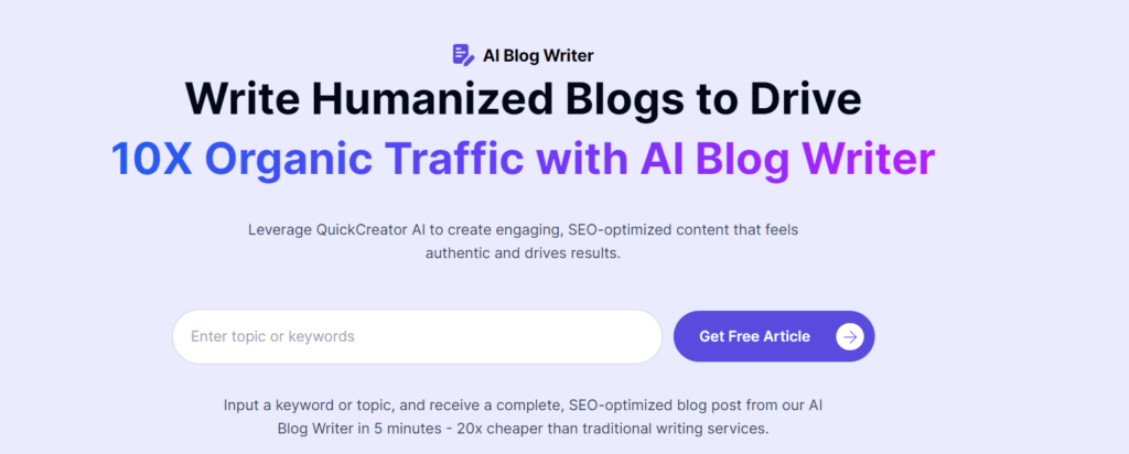 AI Blog Writer: Crafting Humanized, SEO-Optimized Content