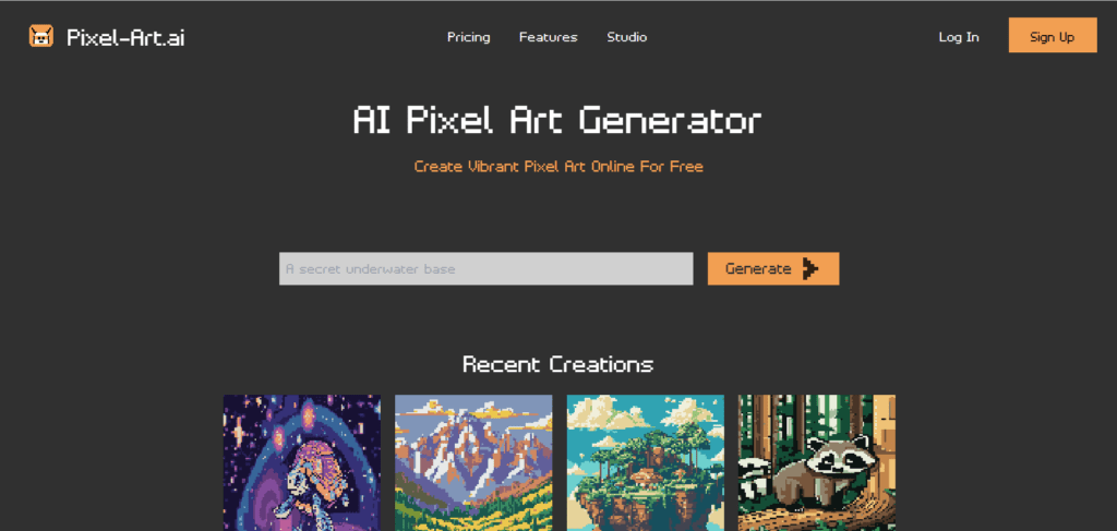 Pixel-Art.ai official website