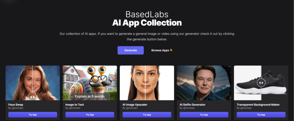 BasedLabs AI App Collection