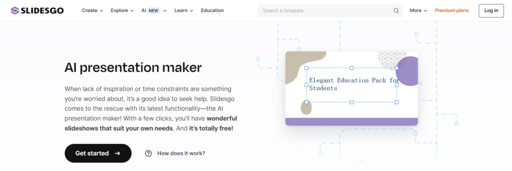 AI Presentation Maker by SlidesGo