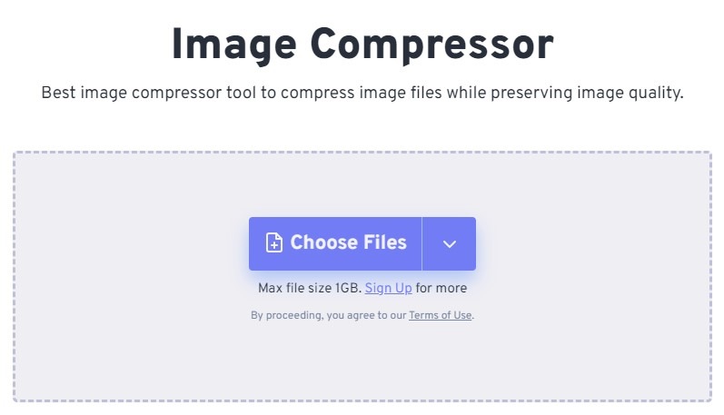 FreeConvert.com – Photo Compressor