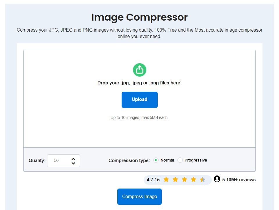 DupliChecker.Com – Online Image Compressor